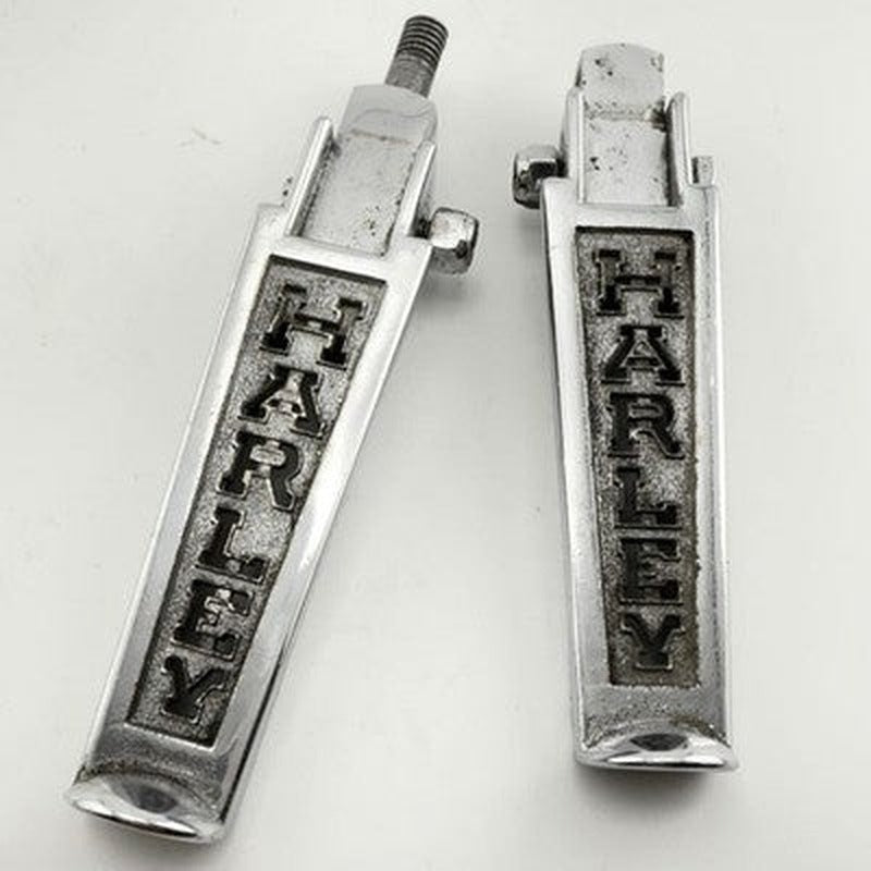[USED] Vintage Harley-Davidson Chopper Highway Pegs Footpegs Logo