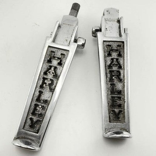 [USED] Vintage Harley-Davidson Chopper Highway Pegs Footpegs Logo