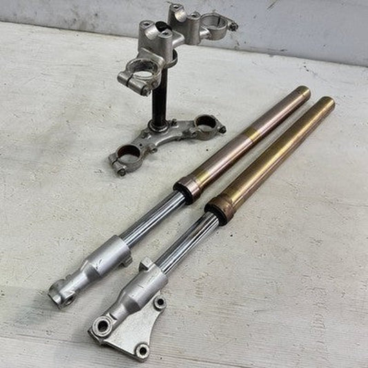 [USED] Kawasaki KSR110 Front Fork Top Bridge Steering Stem KL110A-A085