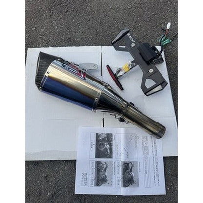 [USED] Yoshimura Kawasaki ZX6R Slip-On Silencer Street Legal Titanium Blue