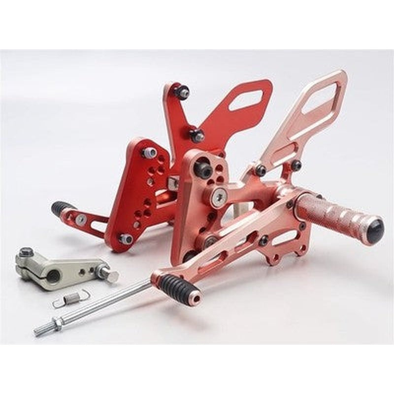 [USED] Striker Honda CBR650R RH03 Rearset Kit Red Anodized 2021
