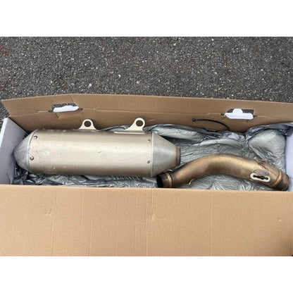 [USED] KTM EXC250F Sixdays 2024 OEM Slip-On Exhaust Muffler Titanium FC250