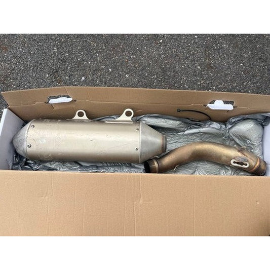 [USED] KTM EXC250F Sixdays 2024 OEM Slip-On Exhaust Muffler Titanium FC250