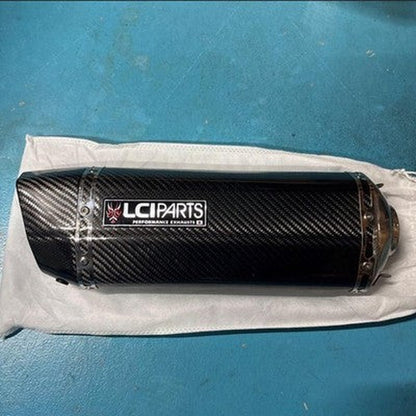 [USED] LCIPARTS Kawasaki ZX-25R Twin End Carbon Slip-On Muffler 2023+