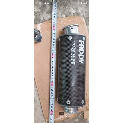 [USED] FADDY DADDY Carbon Slip-On Muffler Silencer Universal 42mm