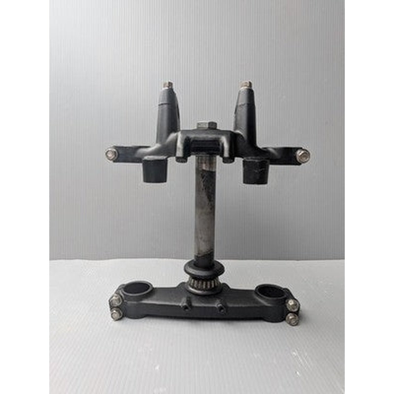 [USED] Kawasaki Z400FX Steering Stem Top Bridge Under Bracket Set