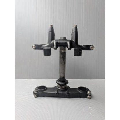 [USED] Kawasaki Z400FX Steering Stem Top Bridge Under Bracket Set