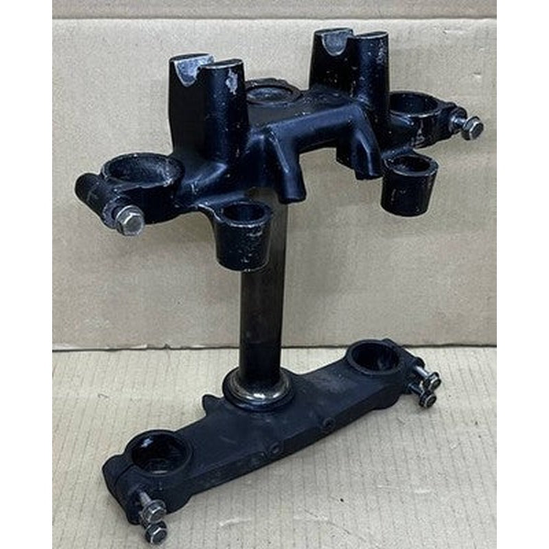 [USED] Kawasaki Z400FX OEM Top Bridge Stem Handlebar Riser Set BD385