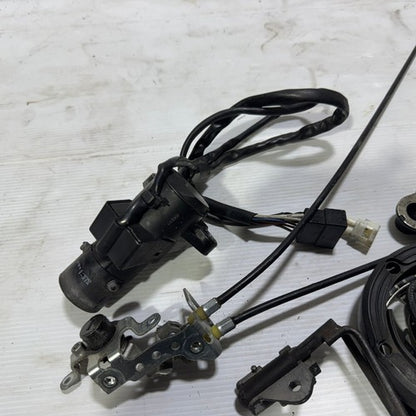 Kawasaki ZZR1400 ZXT40A Ignition Key Set Tank Cap Seat Lock