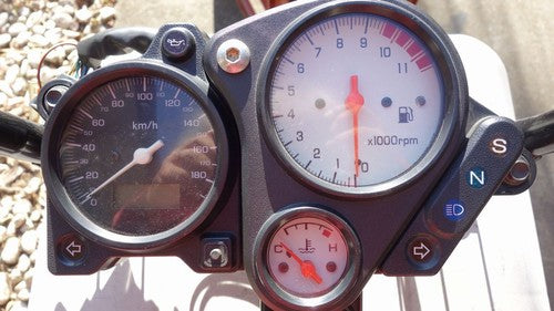 Honda VTR1000F SC36 Speedometer Tachometer Temp Gauge Cluster Bracket Set