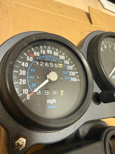 Kawasaki Zephyr 400 Early Model Speedometer Tachometer Gauge Cluster