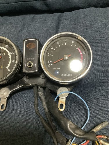 Yamaha SR500 400 Early Model Instrument Cluster Speedometer Tachometer 2H6