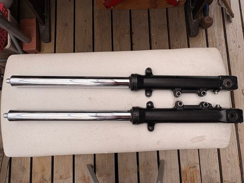 Kawasaki ZRX1200R OEM Front Fork Suspension Left Right Set ZRT20A