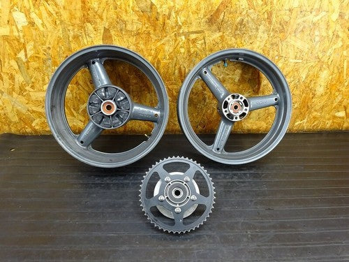 Wheel Set Front 17x3.50 AJW Rear 17x5.50 B0E Suzuki