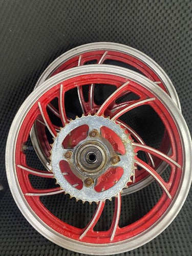Yamaha RZ250 RZ350 Wheel Set Front Rear OEM