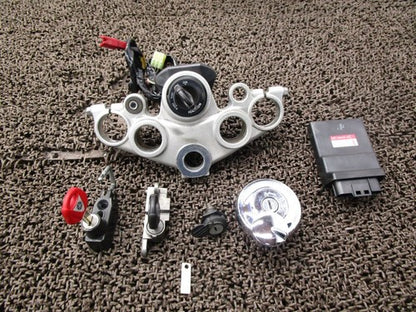 Yamaha SR400 Top Bridge Main Ignition Key Set ECU RH03J FI