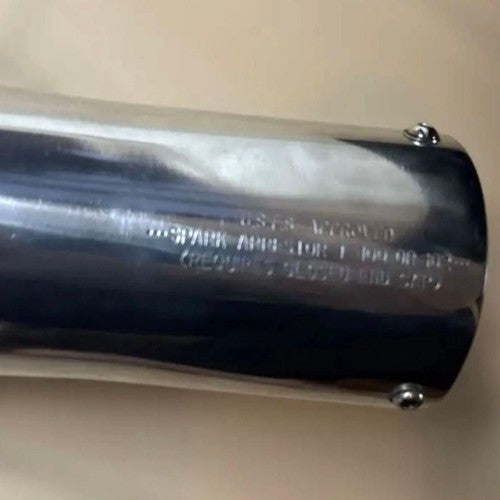 SUPERTRAPP Honda TW200 Slip-On Muffler Silencer 4" Aluminum