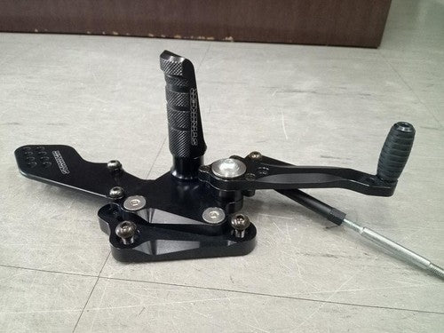 STRIKER Racing Rearset Kit Black for Suzuki GSX1300R Hayabusa 1999-2020