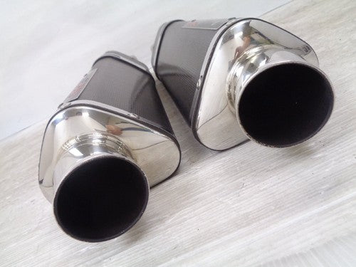 Yoshimura Tri-Oval Cyclone Suzuki GSX1300R Hayabusa GW71A 99-07 Slip-On Muffler