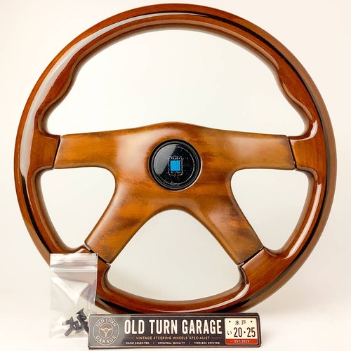 NARDI GARA4 Type 4 Wood Steering Wheel 36.5mm Rare