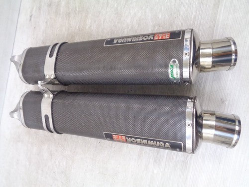 Yoshimura Tri-Oval Cyclone Suzuki GSX1300R Hayabusa GW71A 99-07 Slip-On Muffler