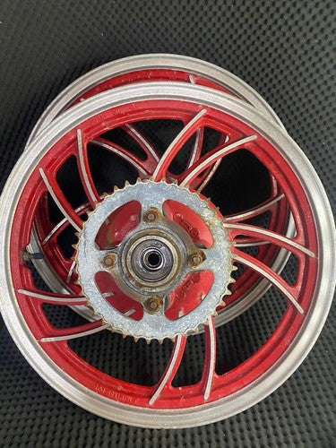 Yamaha RZ250 RZ350 Wheel Set Front Rear OEM