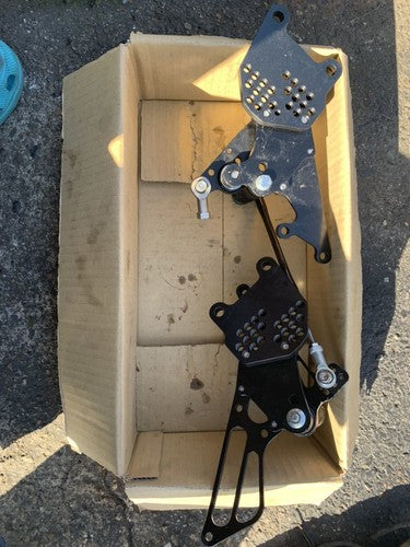 Baby Face Kawasaki ZX10R ZXCE Rearsets Left Bent