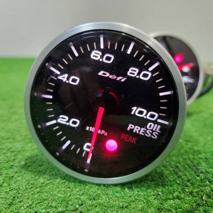 Defi 60mm Gauge Set Turbo Boost Exhaust Temp Oil Temp Oil Pressure