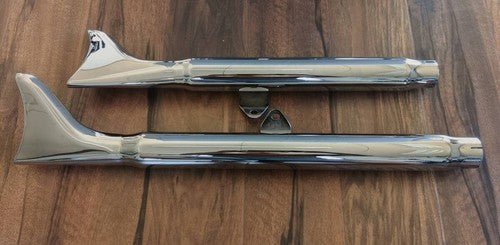 Bassani Indian Scout Slip-On Muffler Chrome Fishtail 8S17E 2015-2016