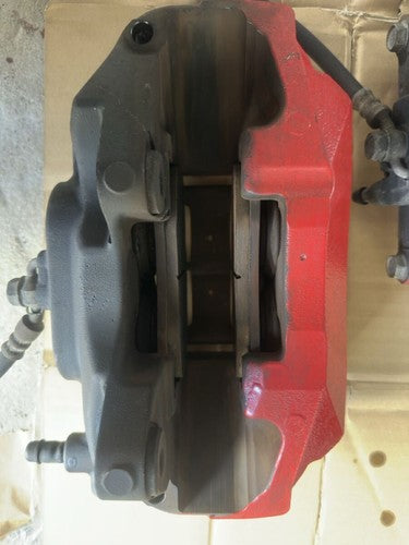 Toyota Crown Athlete ADVICS Brake Caliper Set 4pc Red GRS214 OEM