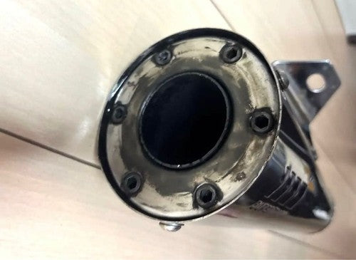 SuperTrapp Stainless Steel Megaphone Muffler Mirror Polished 375mm