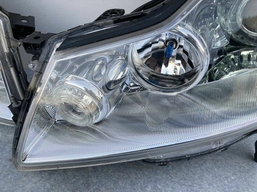 Infiniti Genuine M35 M45 Nissan Fuga 06-10 Halogen Headlight Lamp Pair OEM