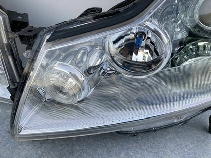Infiniti Genuine M35 M45 Nissan Fuga 06-10 Halogen Headlight Lamp Pair OEM