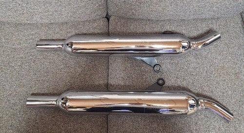Triumph Bonneville 865 Genuine OEM Muffler Pair 2206355 2206360