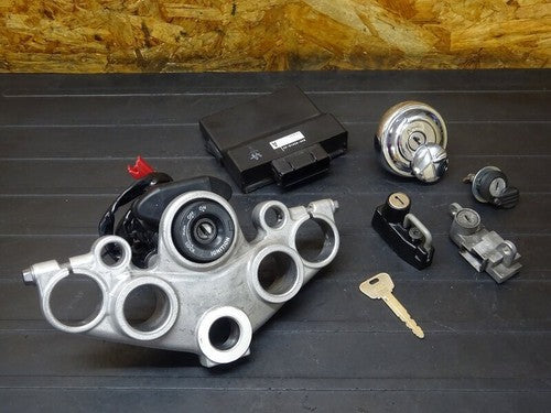 Yamaha SR400 RH16J-013 Ignition Key Set ECU CDI Tank Cap