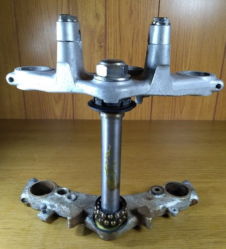 Honda FTR223 MC34 Genuine OEM Steering Stem Top Bridge Set