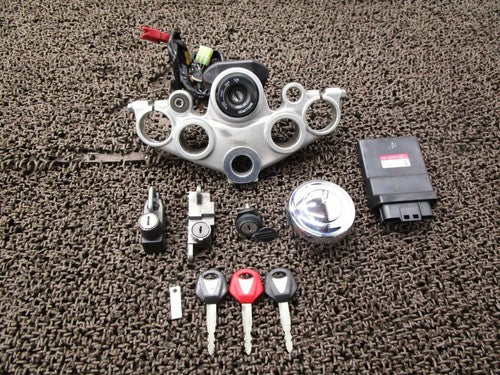 Yamaha SR400 Top Bridge Main Ignition Key Set ECU RH03J FI