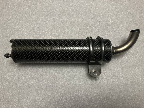 LeoVince Carbon Expansion Chamber 2-Stroke 42mm Pitch