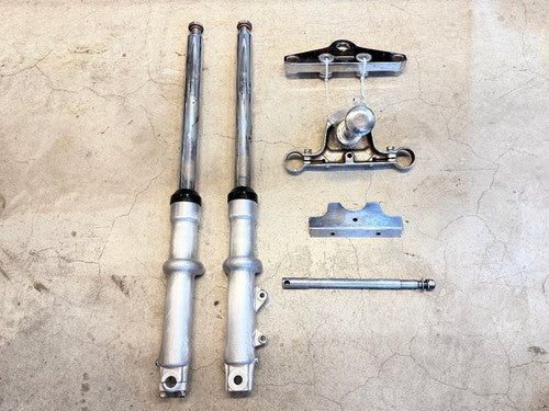 Harley-Davidson FXWG Wide Glide EVO Front Fork Single Caliper OEM 1984-1986