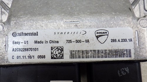 Ducati Monster 1200S Instrument Cluster ECU Main Switch