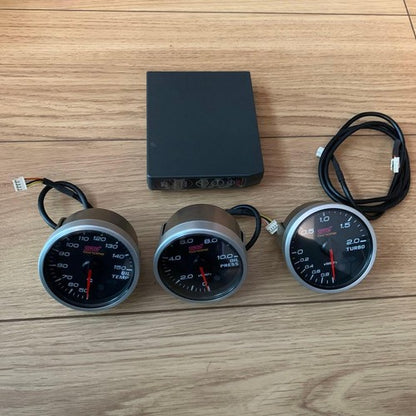 Genome Defi Subaru GDB STI Additional Gauge Set 60mm Discontinued