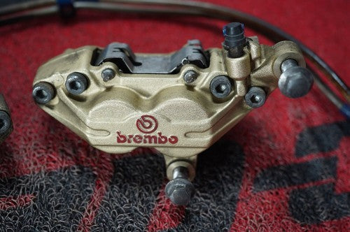 Brembo Yamaha TRX850 Front Brake Caliper Brake Hose 4NX