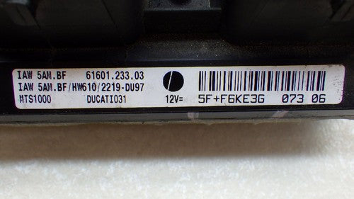 Ducati Monster S4RS Meter Cluster ECU Key Set Testastretta