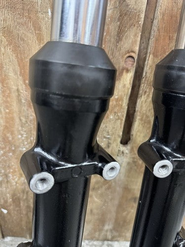 Kawasaki Z400FX E1-3 Genuine OEM Front Fork Suspension Left Right Set