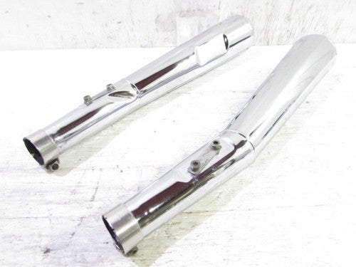 BMW R65 Monosuspension ZEUNA Chrome OEM Slip-On Muffler Pair