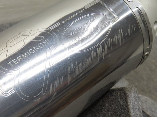 Termignoni Moto Guzzi Griso 8V Stainless Slip-On Muffler Catalyst