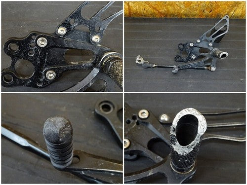 Kawasaki ZX-10R ZXT00C-005 Aftermarket Rearset Kit C-Type '04