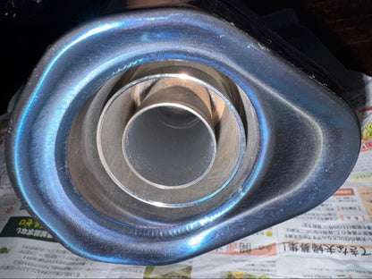 WR'S Yamaha YZF-R25 MT-25 Slip-On Muffler Titanium JMCA Certified