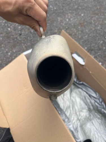 KTM EXC250F SIXDAYS 2024 OEM Slip-On Exhaust Muffler Titanium FC250
