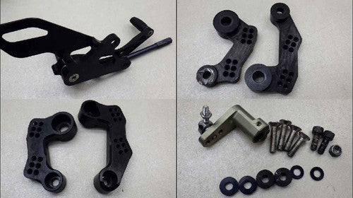 Striker Yamaha XSR900 RN56J Rearsets with Master Cylinder